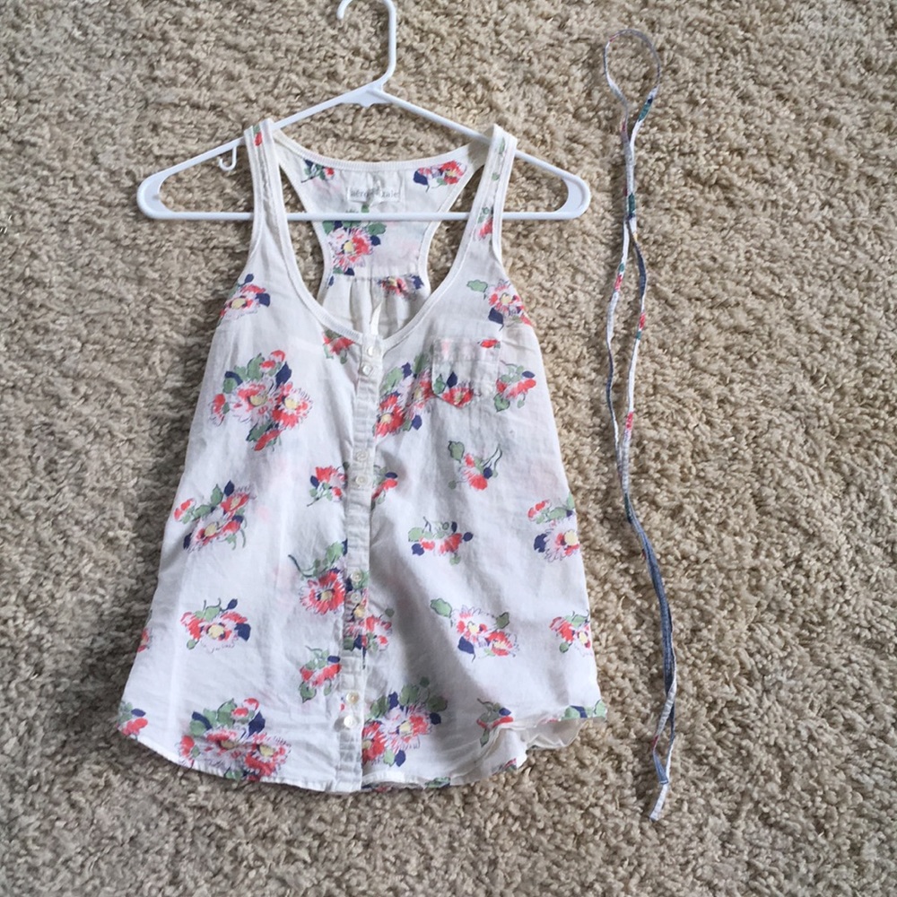 Cute floral tank top